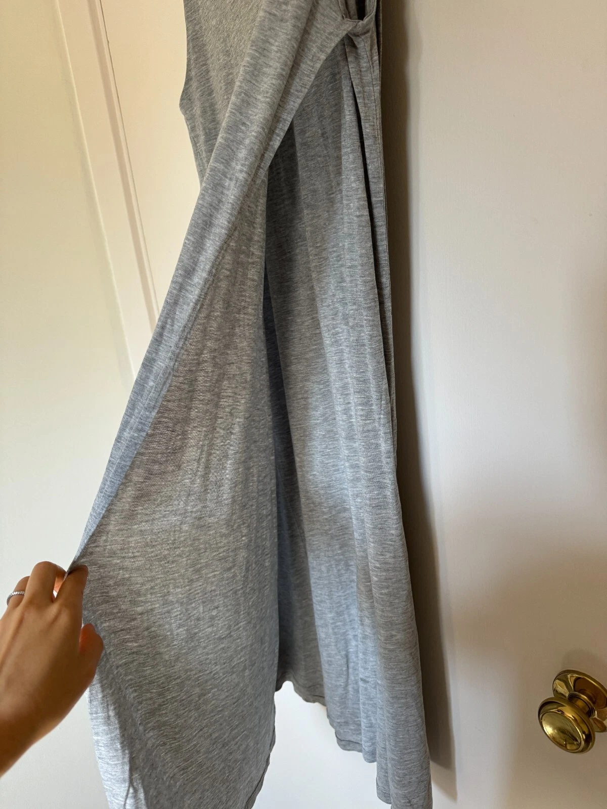 ACNE STUDIOS Abito a strati Acne Studio Kaci Tencel grigio melange senza maniche xs