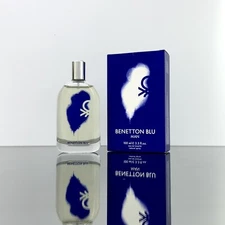 BENETTON BLU MAN Men Cologne 3.3oz-100ml EDT Spray NEW-DISCONTINUED (BA16