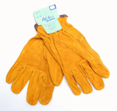 Becker Cowhide Suede Leather gloves, Size M to XL, new w/tags, free shipping