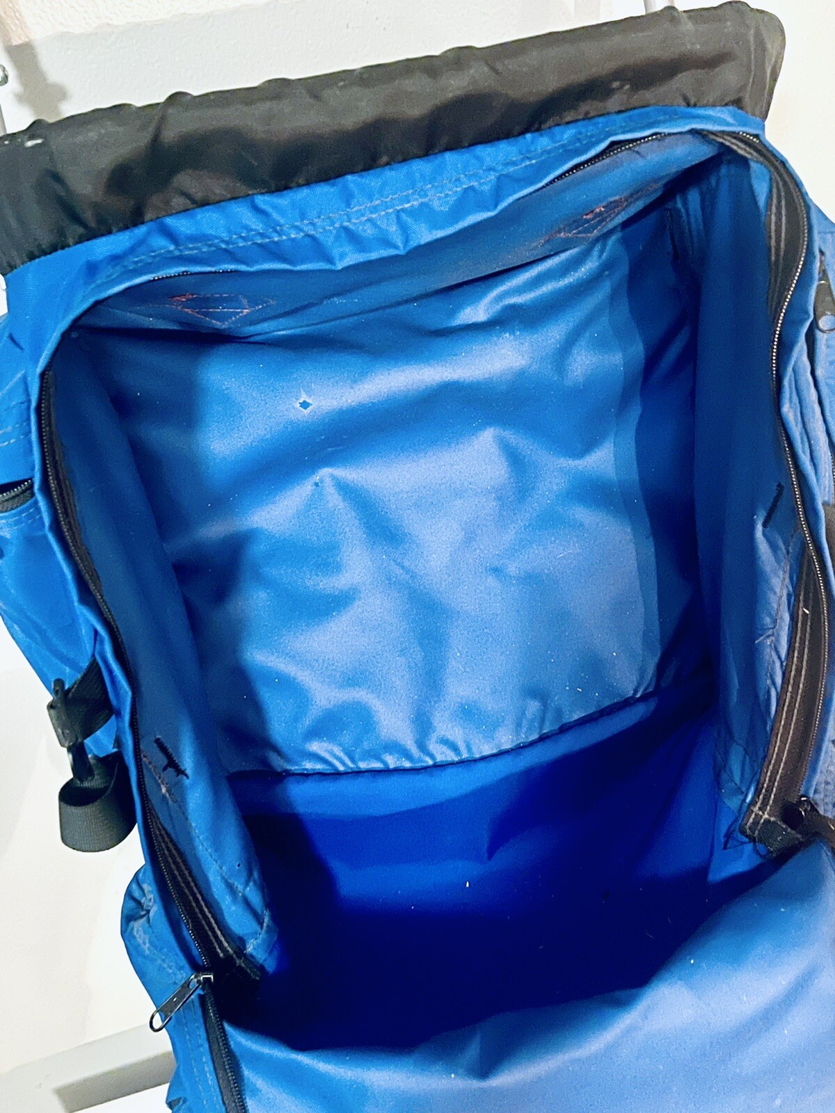 Vintage Jansport Hiking Backpack External Aluminum Frame Blue USA Made