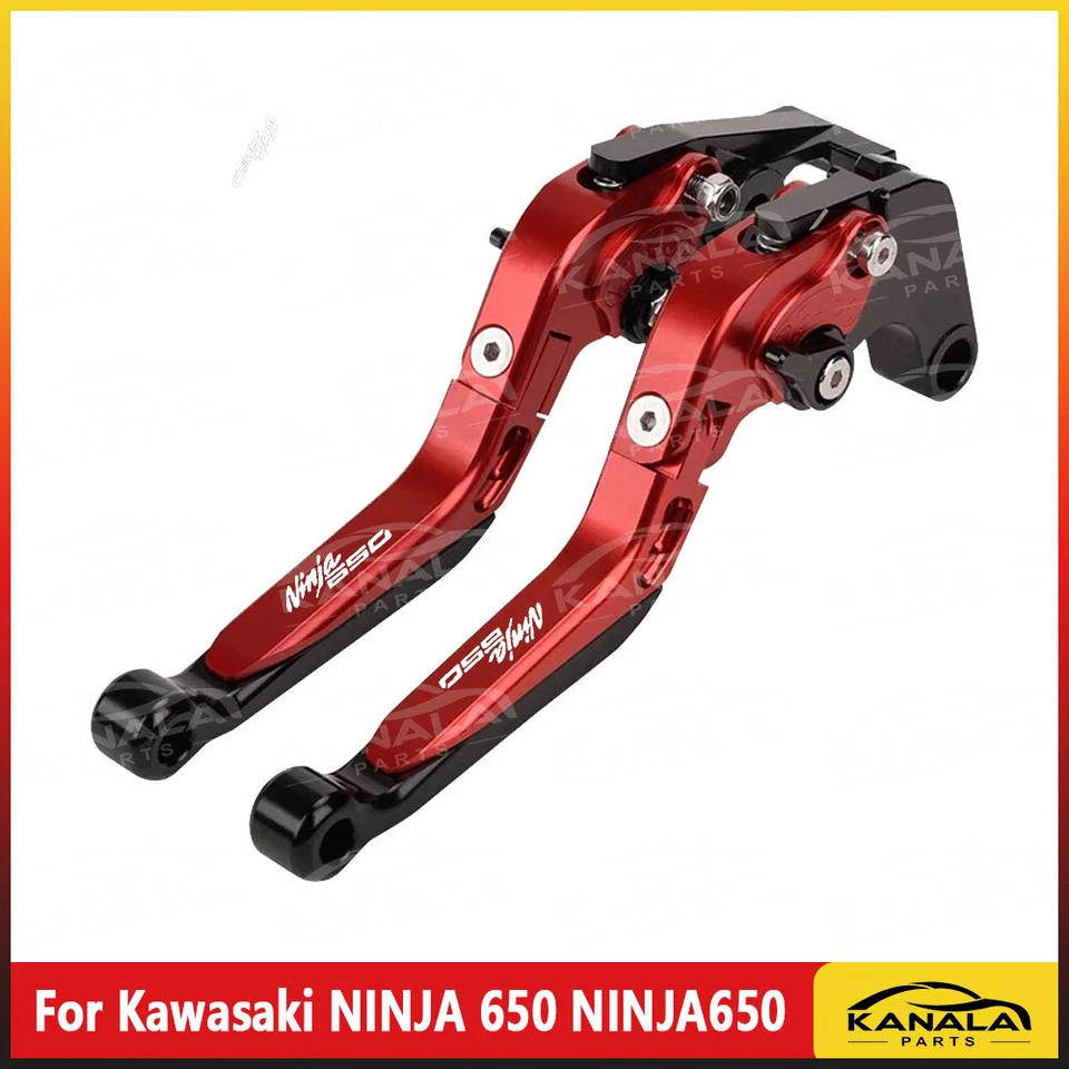 For Kawasaki NINJA 650 NINJA650R CNC Motorcycle Adjustable Brake Clutch Levers Foto 4 de 4