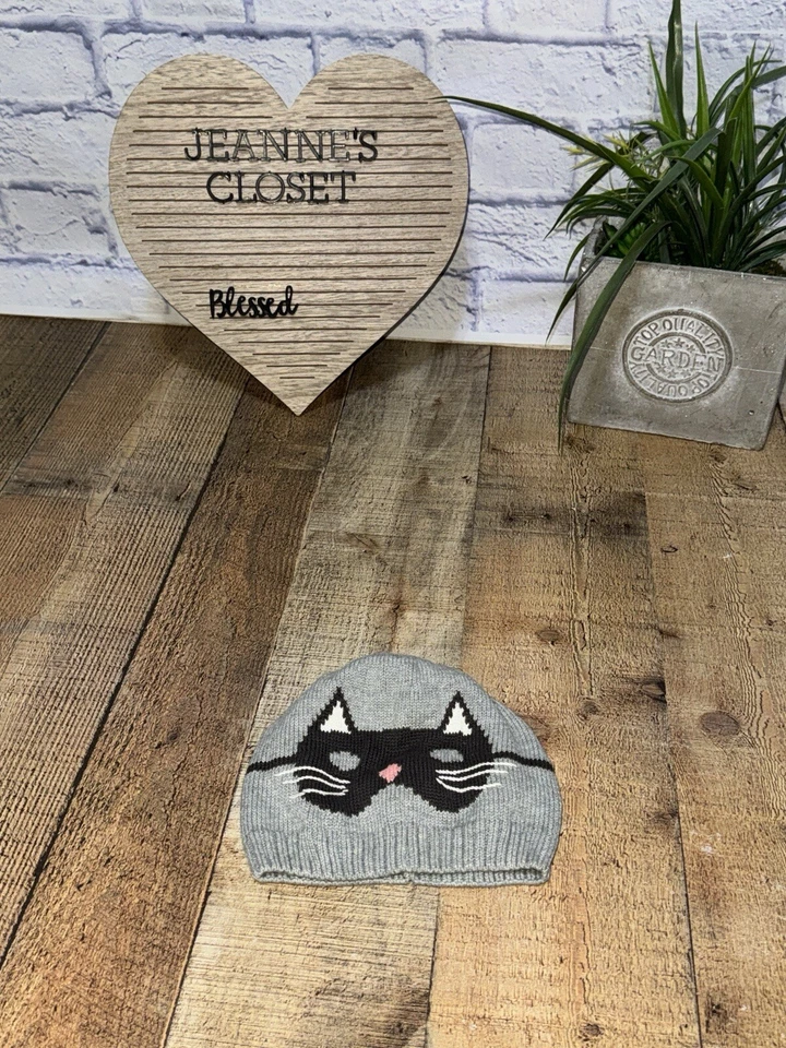 Hanna Anderson зимний кот костюм хлопок шляпа крышка Baby девочки мальчика 6-12 месяцев - Изображение 4 из 4