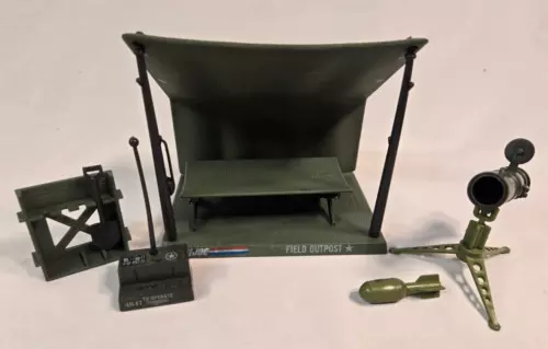 1984 GI Joe Bivouac Battle Station Hasbro Near Complete Very Good Condition