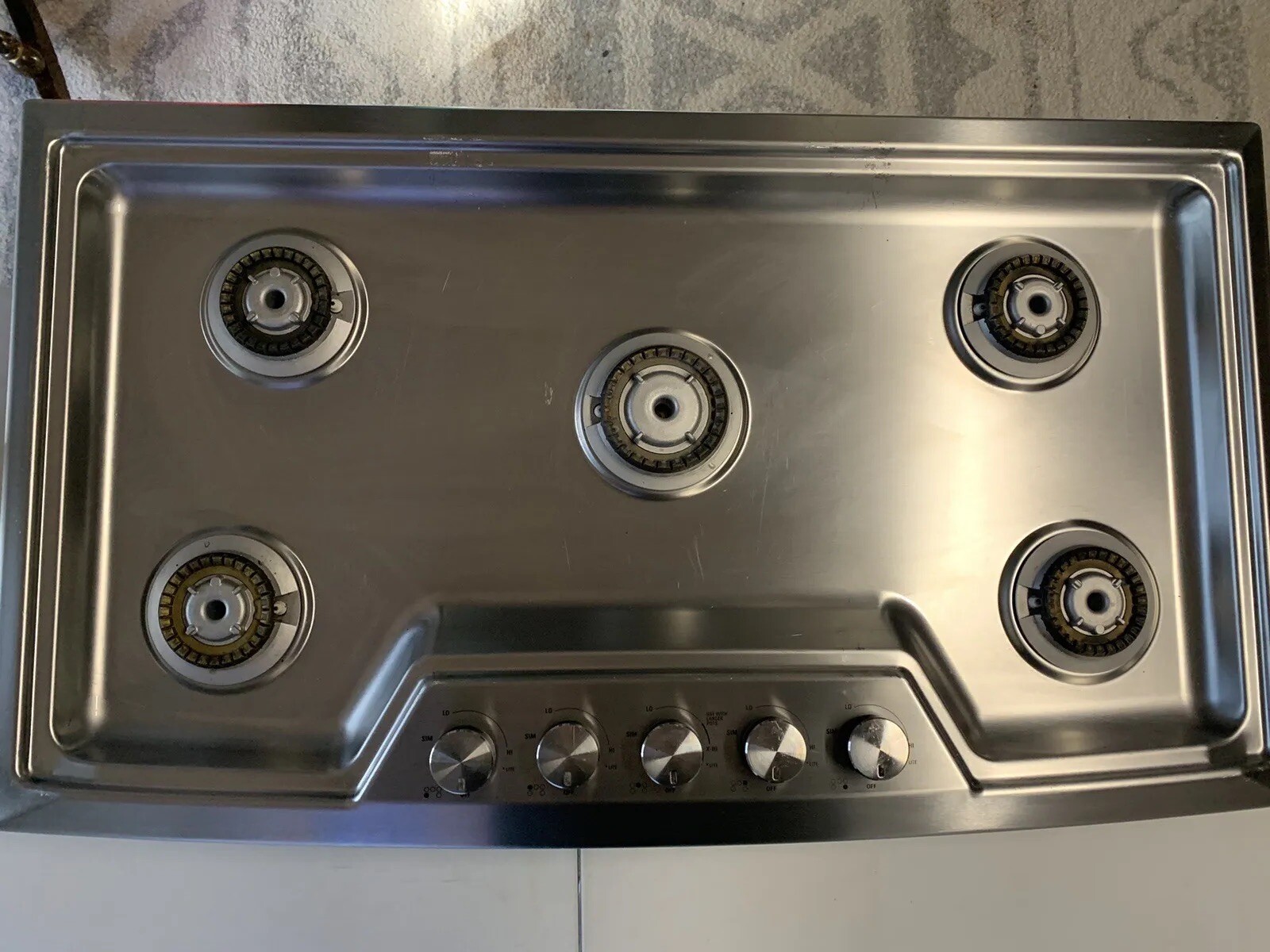 GE Monogram 36 Inch Gas Cooktop eBay