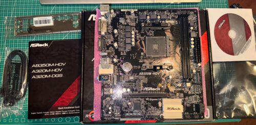 ASRock AB350M-HDV Micro ATX AM4 A-Socket Ryzen - Picture 2 of 5