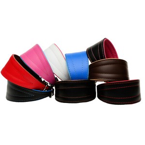 handmade leather whippet collars