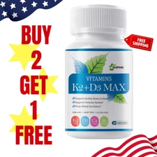 Vitamin D3 5000IU K2 Supplement BioPerine Capsules, Immune Health, Bone Health