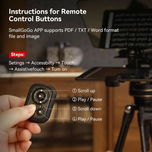 Teleprompter videocamera SmallRig per fotocamere/videocamere digitali trasmissione - Foto 2 di 9