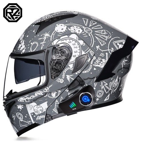 Bluetooth Motorcycle Helmet With High Definition Camera Moto Helmet DOT Aprroved - Picture 8 of 19