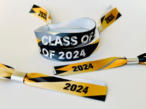 Class of 2025 Leavers Party Wristbands, End of School Festival Party Accessories - Picture 3 of 4