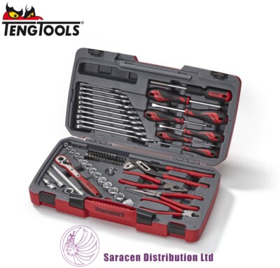 Teng 67 Stück Mekka Pro 3/8 Zoll ANTRIEB STECKSCHLÜSSEL & WERKZEUG SET - T3867