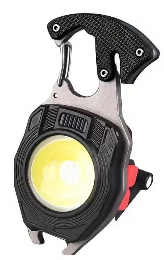 Portable Outdoor Strong Magnetic Mini Lighter Multifunctional Floodlight9(Black）