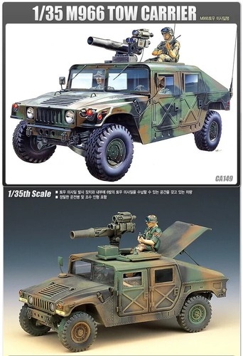 Academy #13250 1/35 M966 TOW Carrier Plastic Model Kit - Versatile veicolo an... - Foto 2 di 4