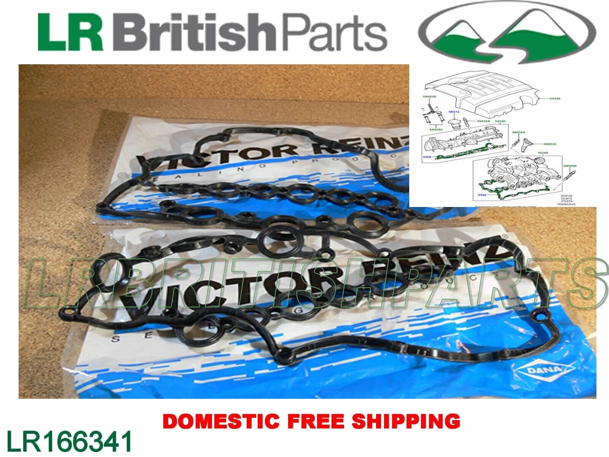 ⸜❤︎⸝‍ 27 LAND ROVER VALVE COVER GASKET SET 2.7L V6 3.0L V6 DIESEL LR166341