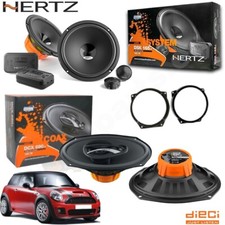 Kit 6 Casse Altoparlanti Hertz Anteriori e Posteriori per Mini Cooper R50 R53