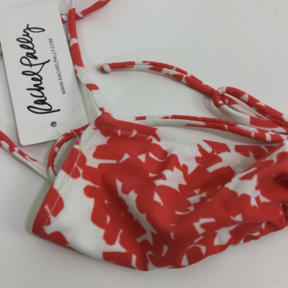 Rachel Pally Womens Vanuatu Malibu Bikini Top Apricot Bonsai Orange Size XS NWT — 第 2/4 张图片