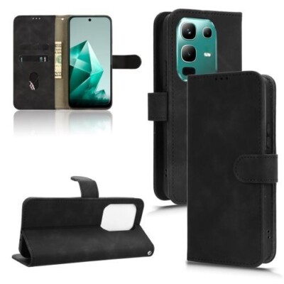 Für Infinix Note 50x Skin Feel Magnet Flip Leder Handy Hülle Cover