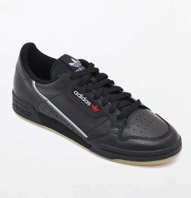 mens adidas continental 80 black
