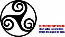 Vinyl Decal Sticker - Triskelion Celtic 11 Car Truck Bumper Window JDM Fun 9"