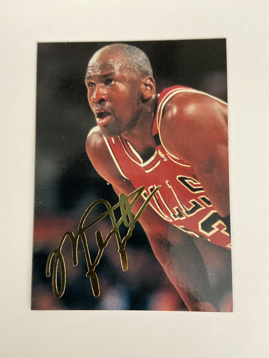 1993 94 MICHAEL JORDAN SPORTS STARS GOLD FACSIMILE AUTO | eBay
