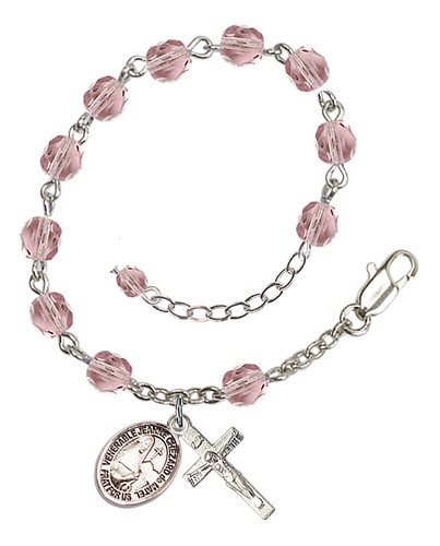 TÚ ELIGES Pulsera Rosario Mujer Santa Plata Bienaventuranza Junio Piedra Natal NUEVO - Imagen 52 de 140