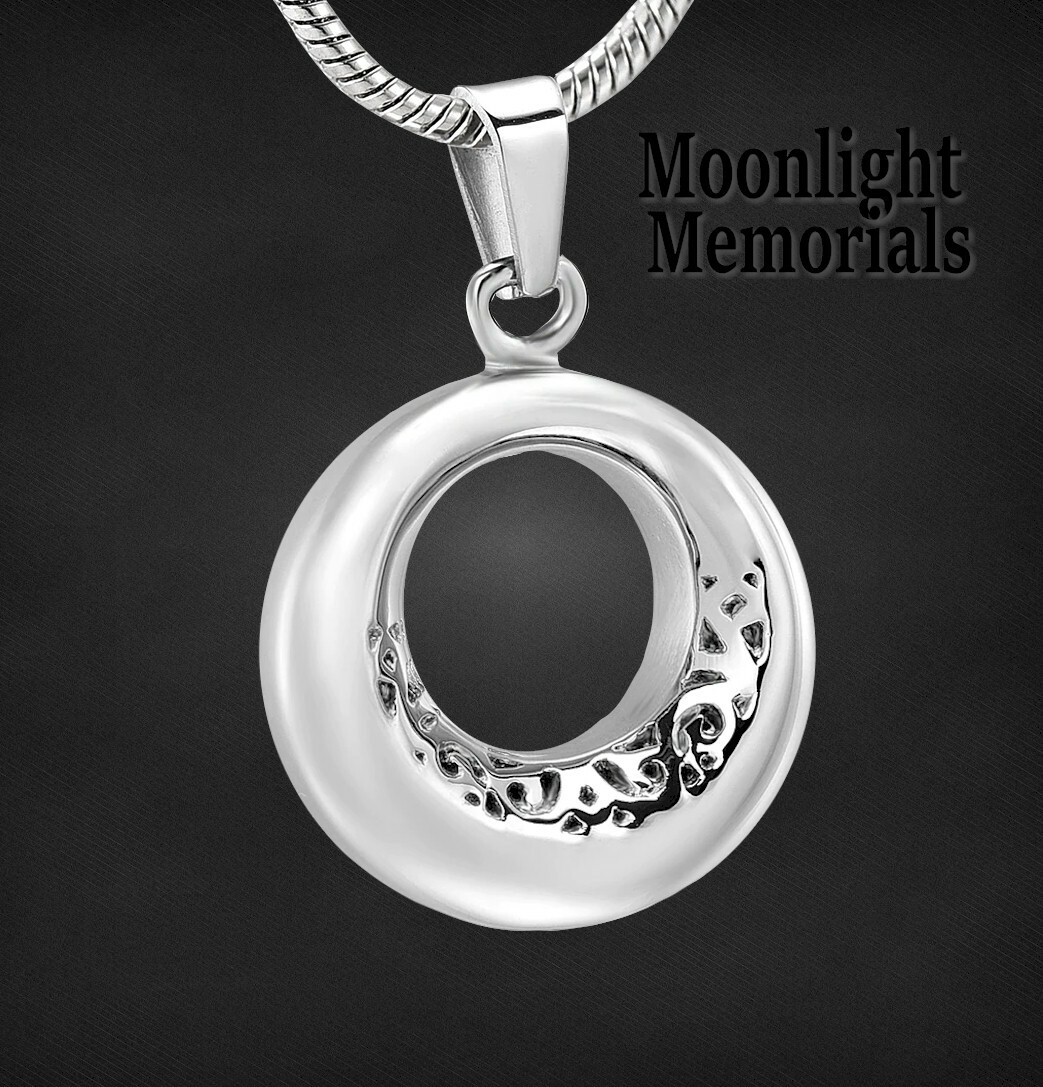 New Circle of Life Embossed Urn Cremation Keepsake Ashes Memorial