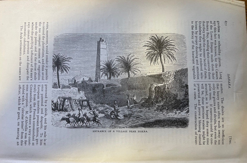 1875 Africa Sahara Desert Nomads illustrated - Picture 4 of 7
