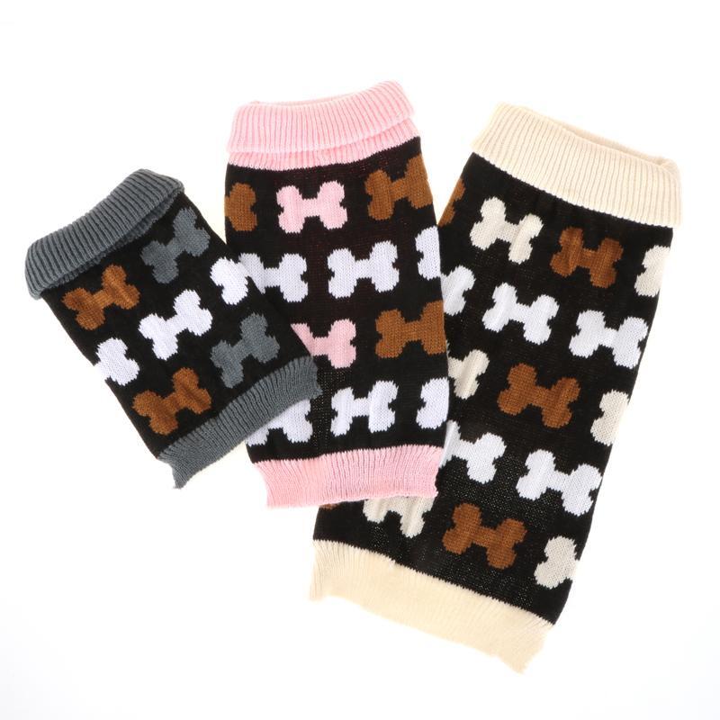 Dog Jumper Bone Print Woof Series Grey/Cream/Pink/Lavender 25cm, 35cm ...