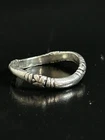 Vintage Night Crawler Navajo Sterling Silver Ring 925 Antique Size 7