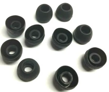 10 Rubber Cushion Tips Earbud Plug Replacement for iLuv I83 I900 I910 Headphones