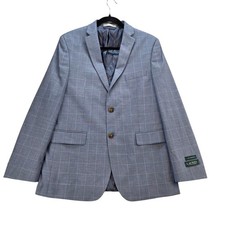 Lauren Ralph Lauren NEW Kids Blazer Suit Separate Blue Plaid Windowpane 20R Boys