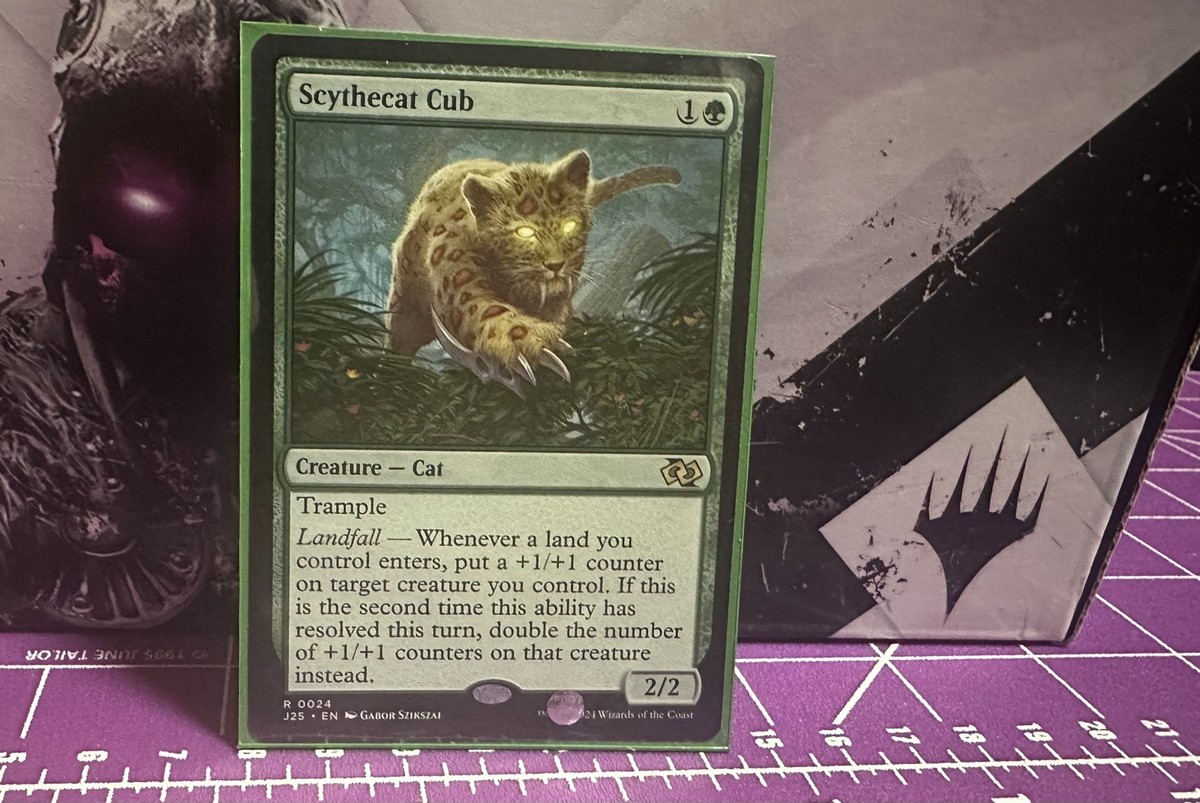 MTG 英語版 大鎌猫の仔 Scythecat Cub J25 ④ MTG《大鎌猫の仔/Scythecat Cub》英語版1枚 - メルカリ