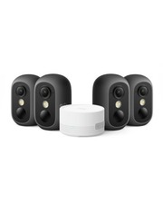 eufy Security 4-Camera Wireless Indoor/Outdoor Security Camera Kit Black