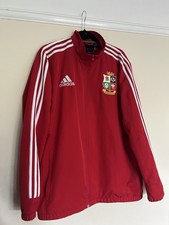 Official Adidas British & Irish Lions 2013 Australia Tour Rugby Track Jacket Red