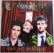 1988 CROWDED HOUSE TEMPLE OF LOW MEN CARDBOARD PROMO POSTER FLAT