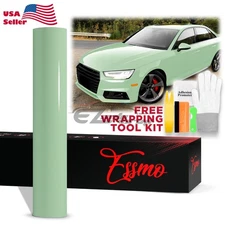 ESSMO PET Super Gloss Matcha Green Car Vehicle Vinyl Wrap Decal Sheet Like Paint