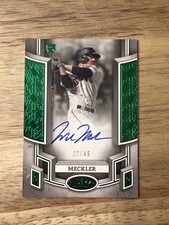 Wade Meckler 2024 Topps Tier One Break Out Green Foil Rookie Auto /49 Giants