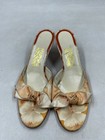 Salvatore Ferragamo Floral Printed Silk Low Kitten Heels W 9.5 — photo 2