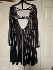 Nightmare Before Christmas Jack Skellington Women's Cosplay Dress XXL