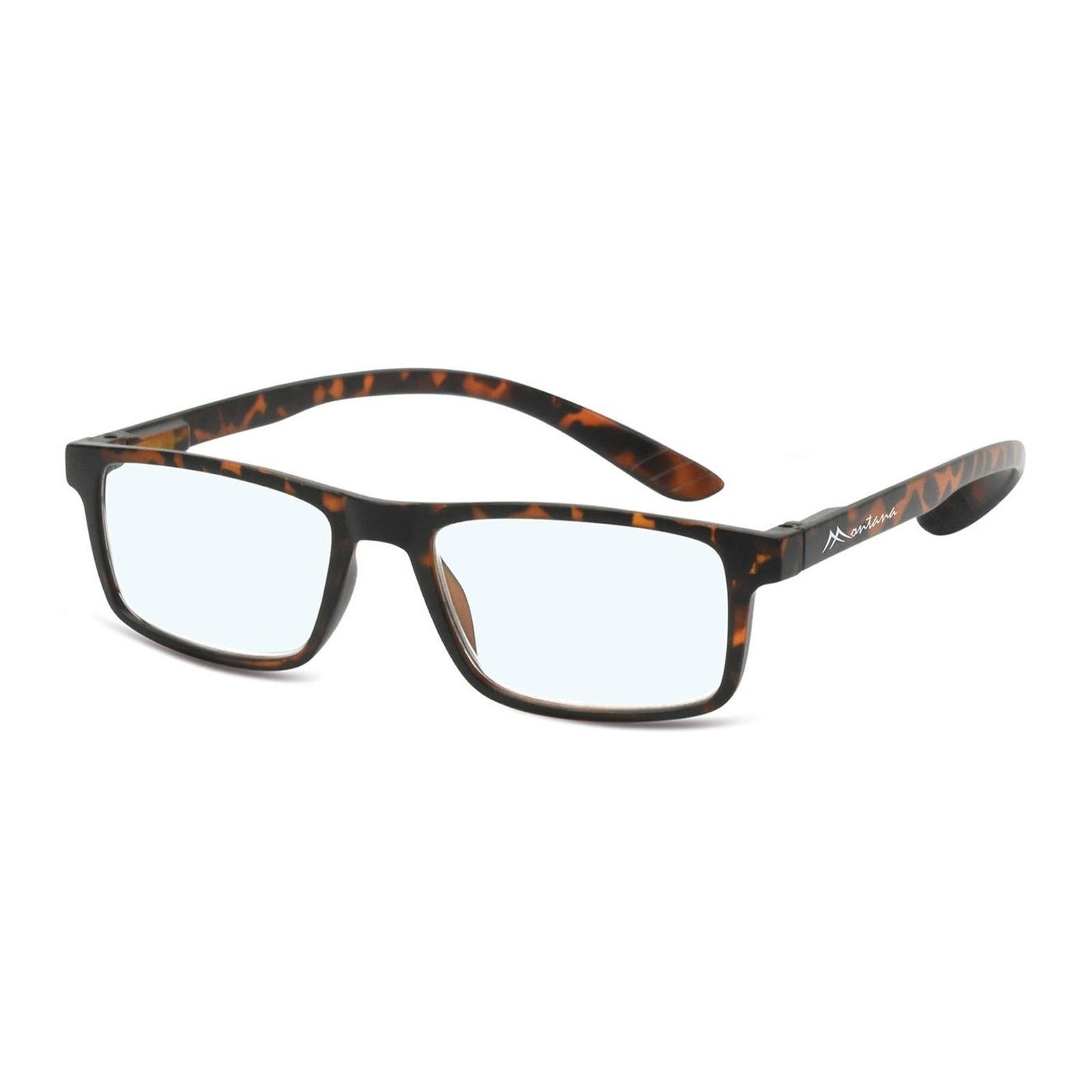 Montana Reading Glasses BLFMNR3 A 1.00 Tortoise Men Women Blue Light Block