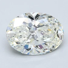 6.02 Carat Cert. GIA Oval Cut Natural Mined Diamond Loose J color VVS2 clarity