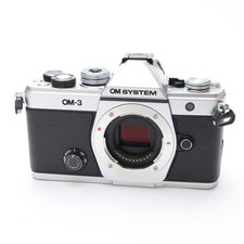 OM SYSTEM OM-3 Silver Mirrorless Camera Body #254 -Near Mint-