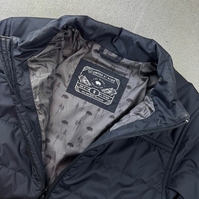 United By Blue Bison Collection Black Quilted Puffer Jacket Small Recycled Poly