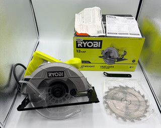 RYOBI 13 AMP CORDED 7 1/4" CIRCULAR SAW CSB125 LIGHTWEIGHT WORKS GREAT