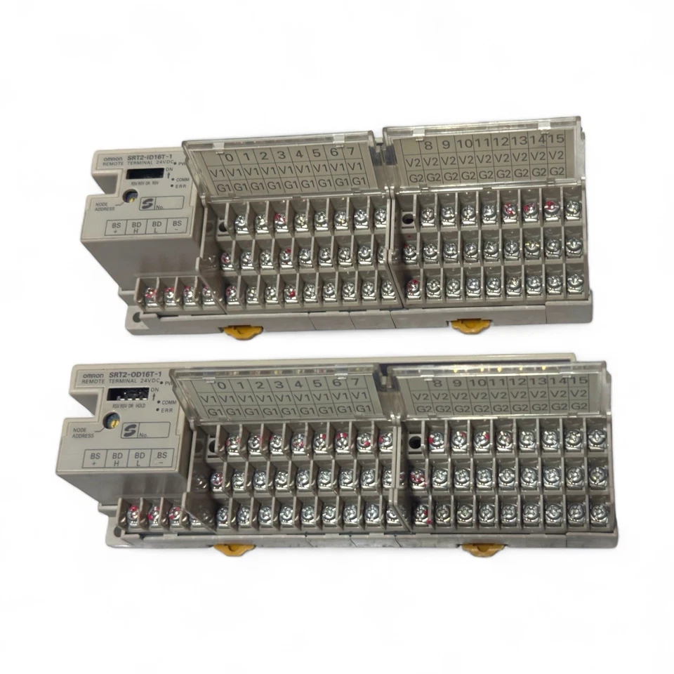 Omron IN SRT2-ID16T-1 & OUT SRT2-OD16T-1 Remort Terminal - Photo 2/4