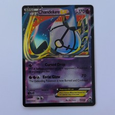 Pokémon Chandelure EX 77/113 Legendary Treasures Ultra Rare Holo - Super Clean