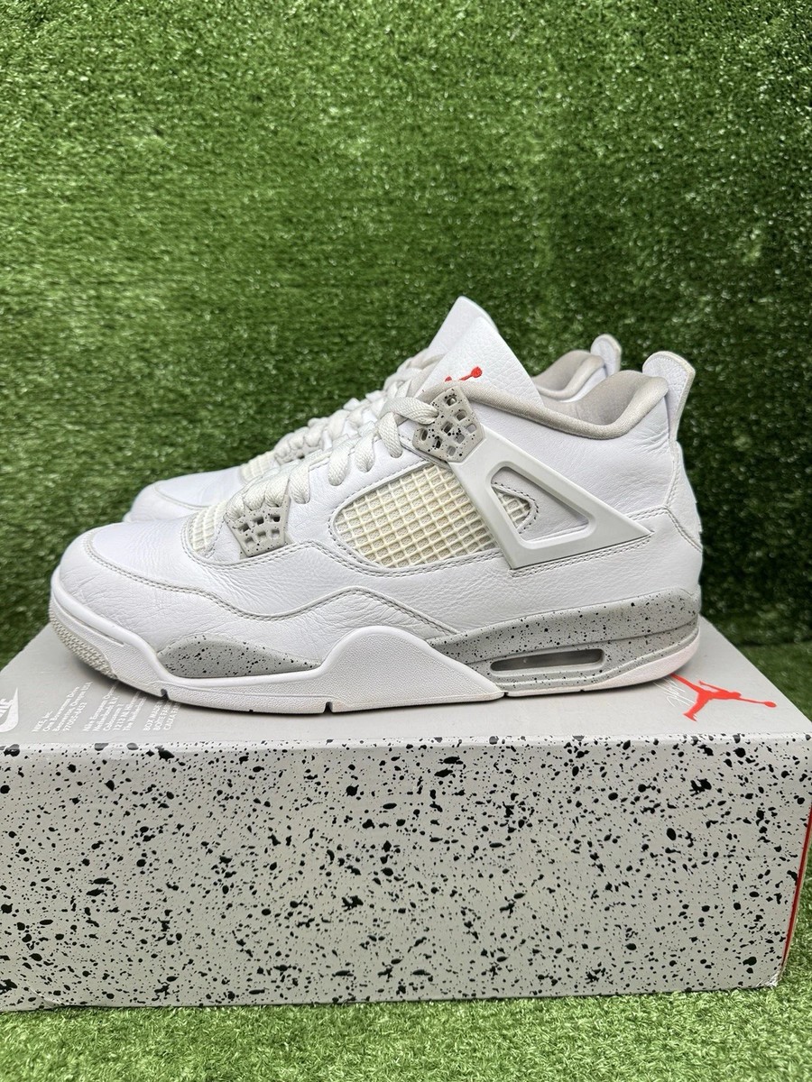 Size 10.5 - Jordan 4 Retro Mid White Oreo 194956852094| eBay