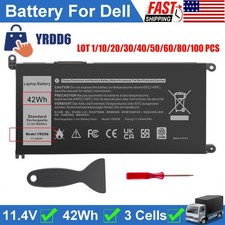LOT YRDD6 Battery For Dell Inspiron 3493 3582 3583 3584 3593 3793 5480 5485 42Wh