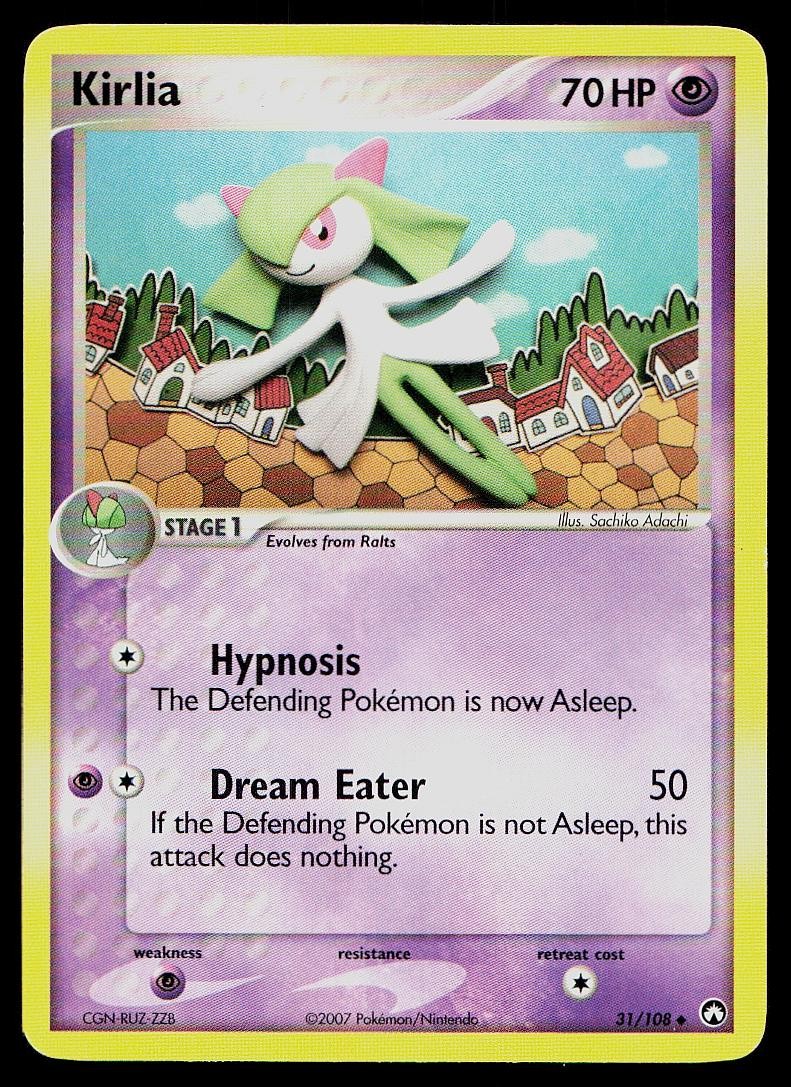 Pokemon Card Power Keepers Kirlia 31/108 Uncommon