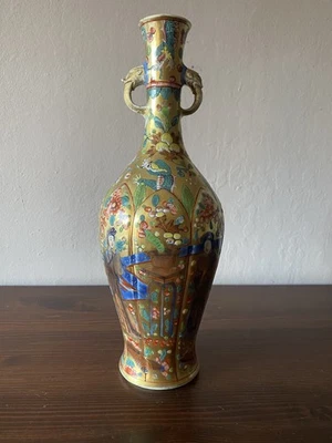 Porcelain & Pottery Gold Antique Original Antique Chinese Vases